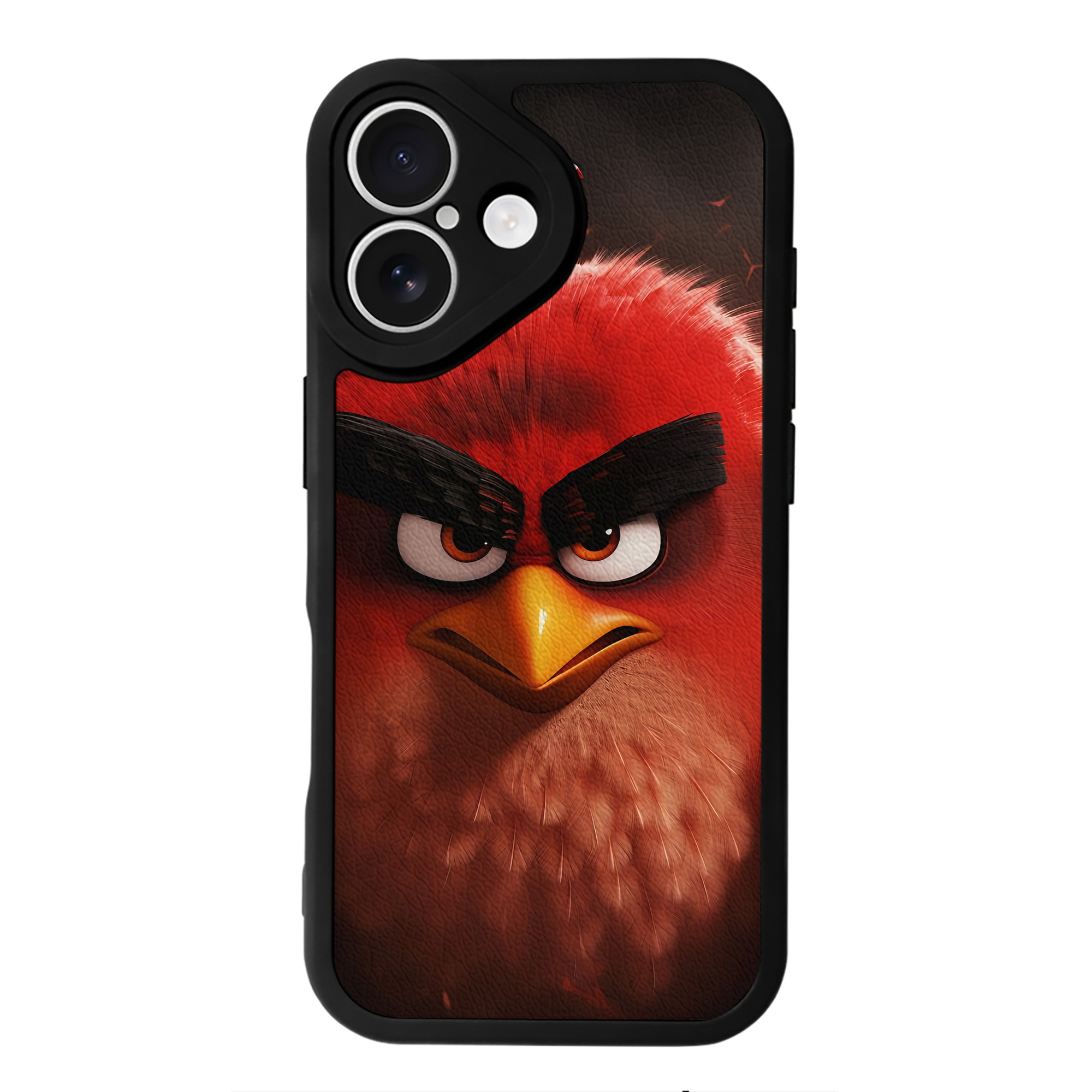 （画像用） Angry Birds アングリーバード 【iPhone 16シリーズ対応】シリコンスマホケース（レザー調） 材質：シリコン